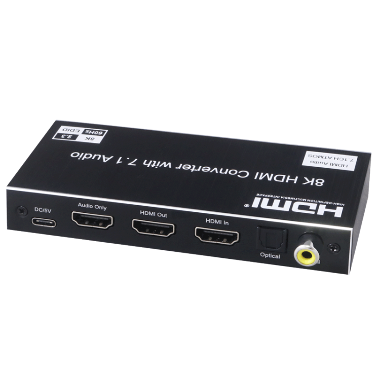 伽利略 HDMI 8K@60Hz 音/視頻分離器 光纖/同軸輸出