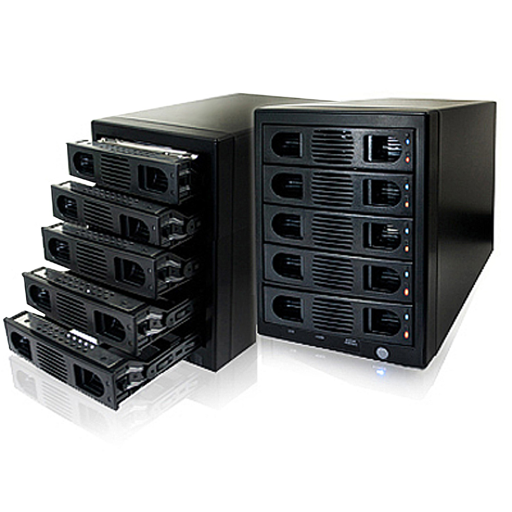 伽利略 USB3.0 + eSATA 5層抽取式 RAID 硬碟外接盒