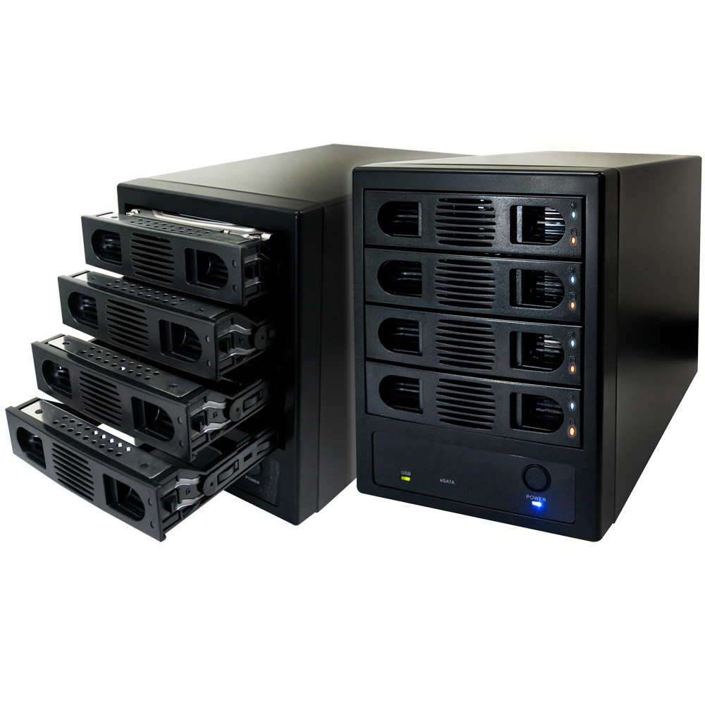 伽利略 USB3.0 + eSATA 4層抽取式硬碟外接盒