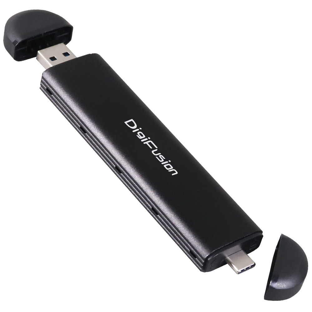 伽利略 M.2 NVMe + NGFF 雙規 to USB3.1 Gen2 Type A+C雙接頭