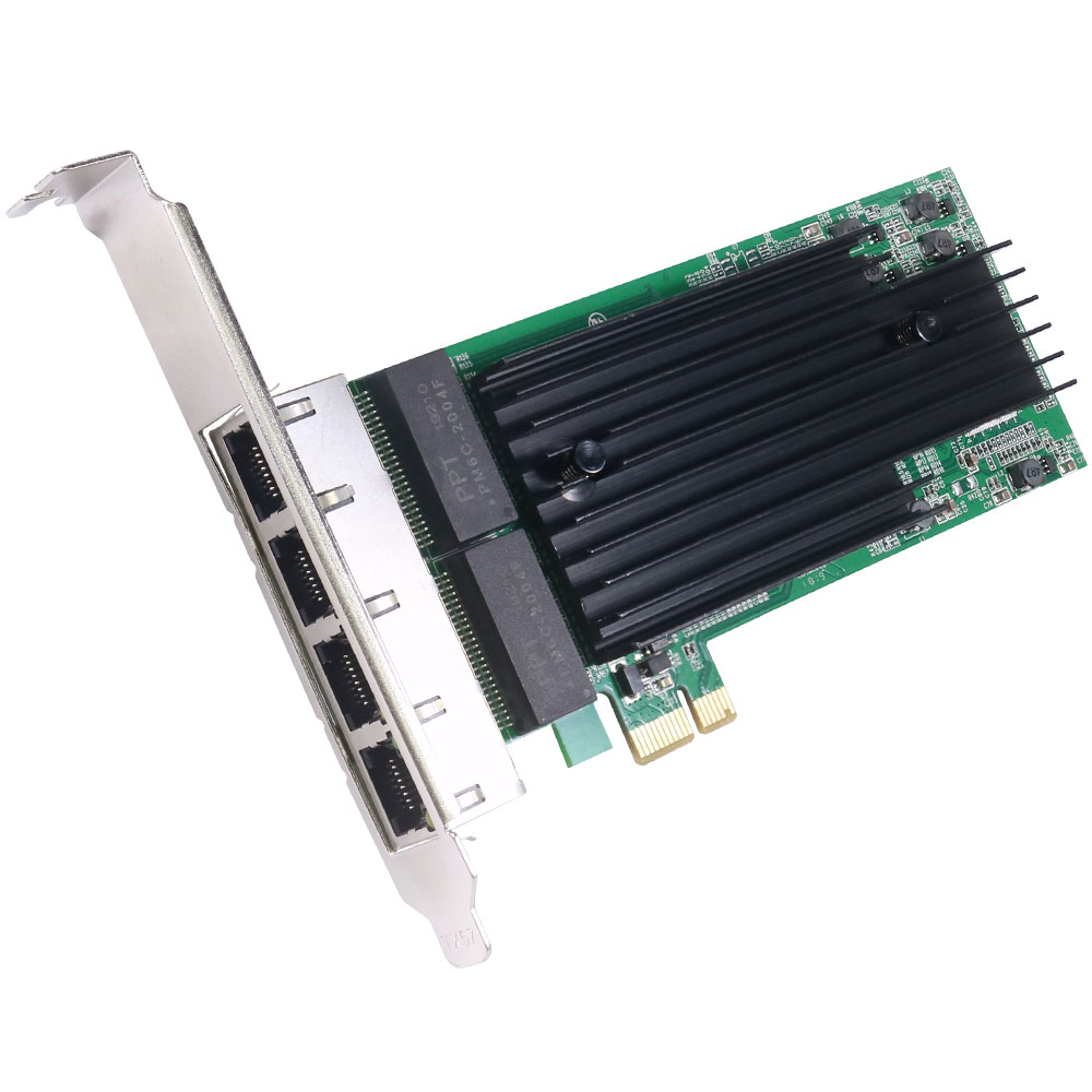 伽利略 PCI-E Giga Lan 4埠 網路卡