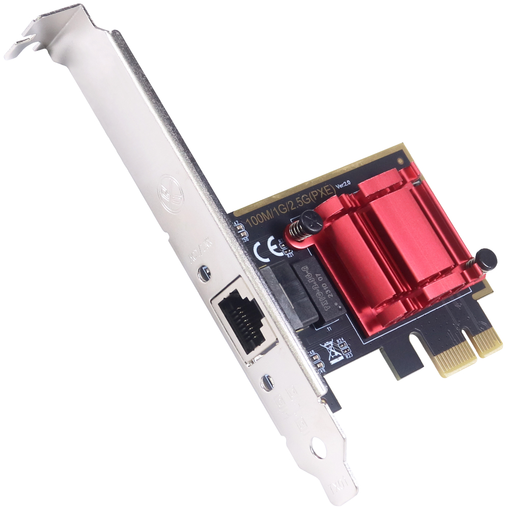 伽利略 PCI-E 2.5G 1埠 Giga Lan 網路卡