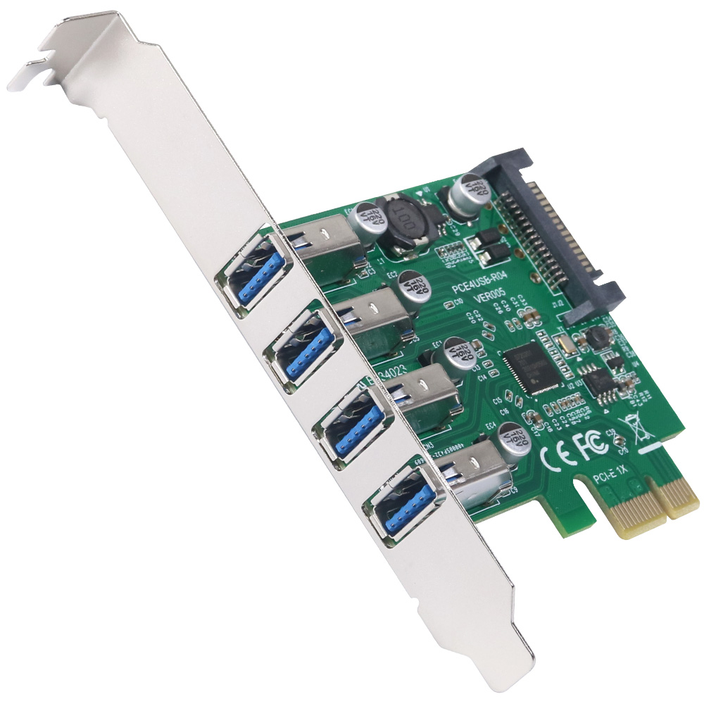 伽利略 PCI-E USB3.0 4埠 擴充卡(Renesas-NEC)