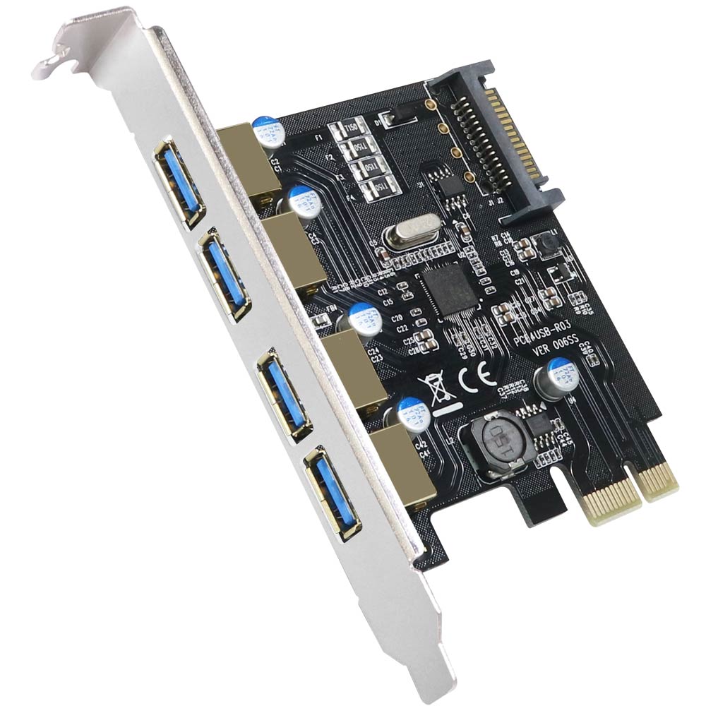 伽利略 PCI-E USB 3.0 4埠 擴充卡 (Renesas-NEC)