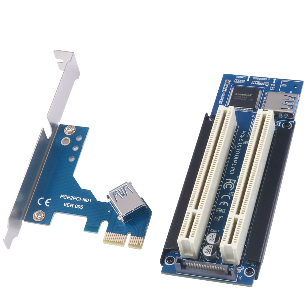 伽利略 PCI-E 轉 PCI 2 埠 擴充卡