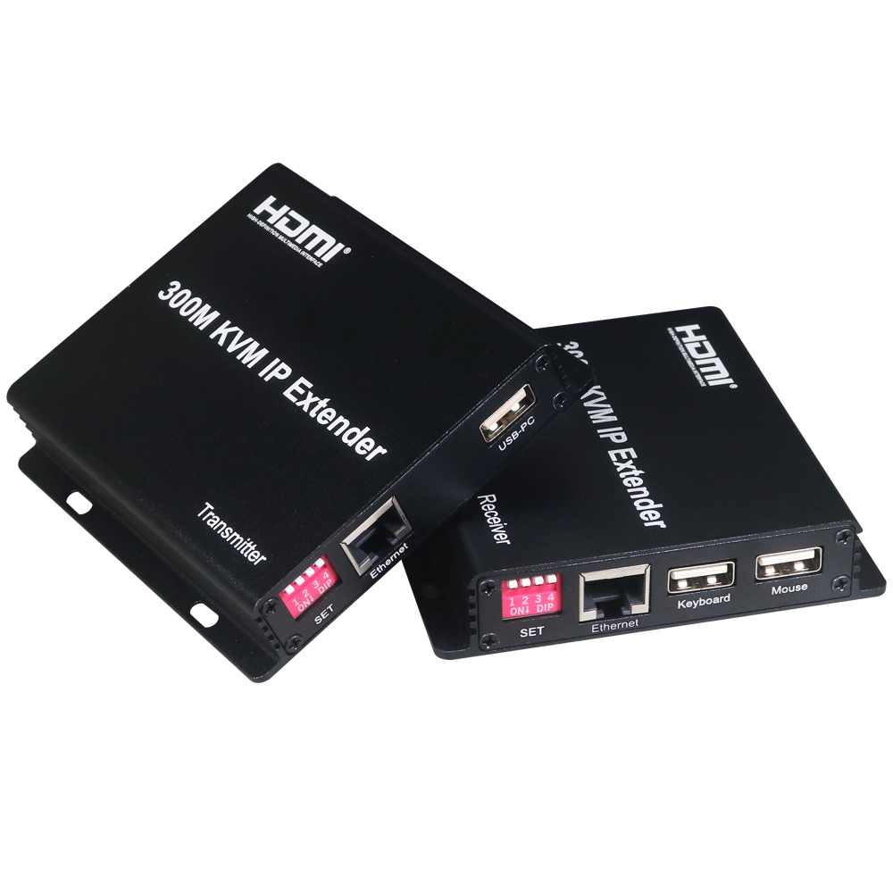 伽利略 HDMI KVM IP 延伸器 300m