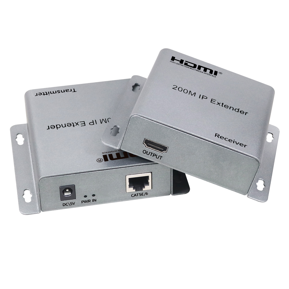 伽利略 HDMI IP 網路線 影音延伸器 200m (帶耳掛)