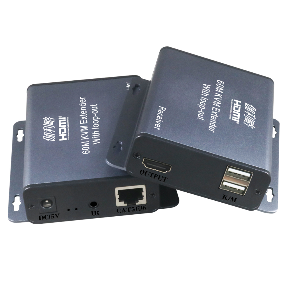伽利略 HDMI 1080P KVM延伸器 60m Loop Out