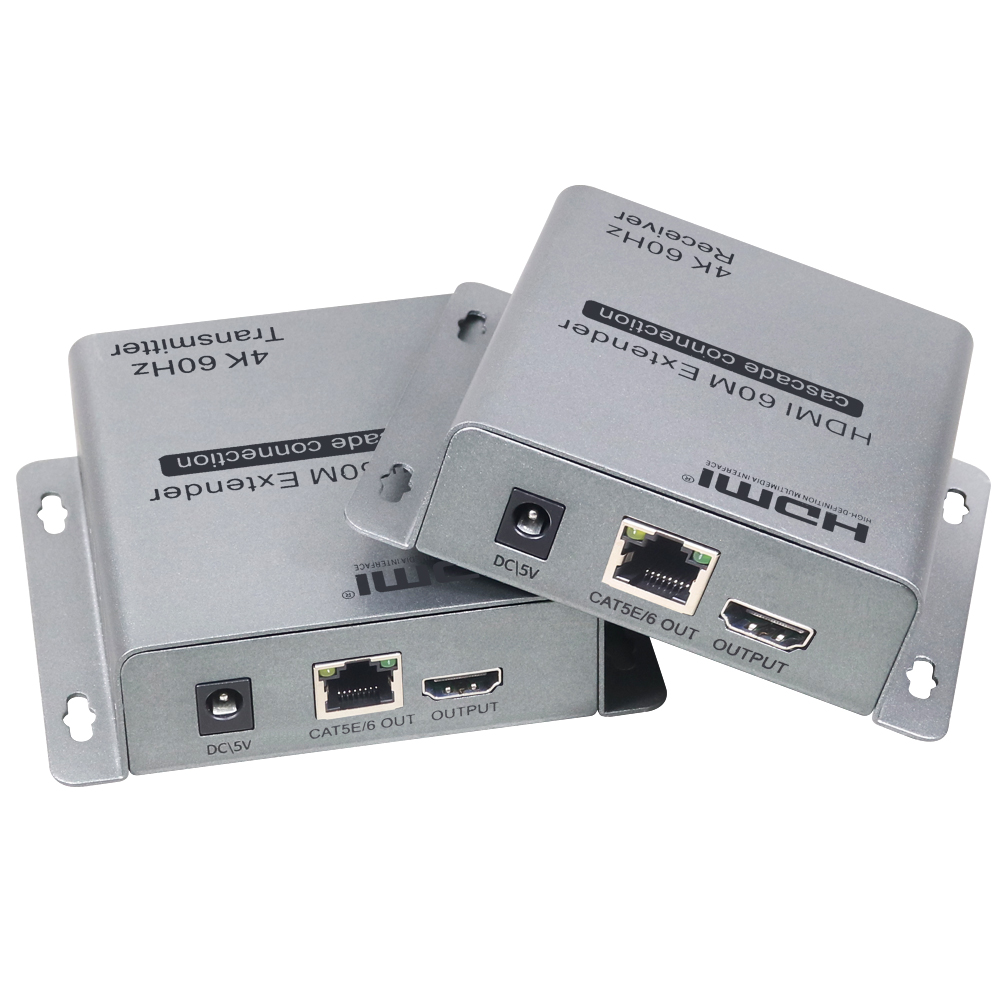 伽利略 HDMI 4K@60Hz 網路線 影音延伸器 60m (不含網路線)