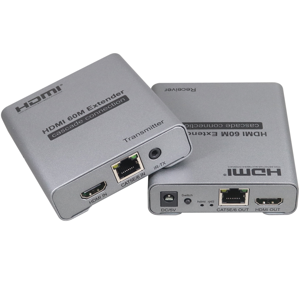 伽利略 HDMI 4K@60Hz 網路線 影音延伸器 60m (不含網路線