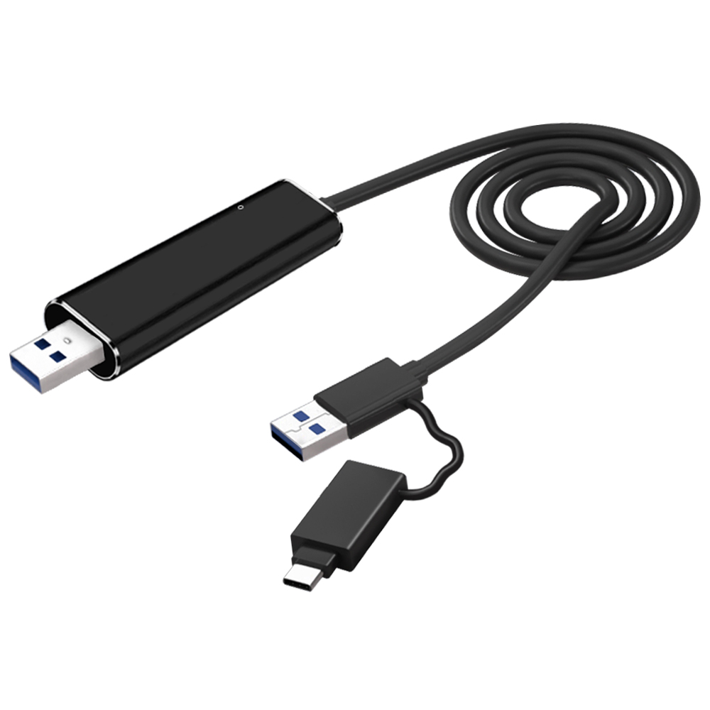 伽利略 USB3.2 Gen1 C+A雙接頭 跨系統資料對傳線