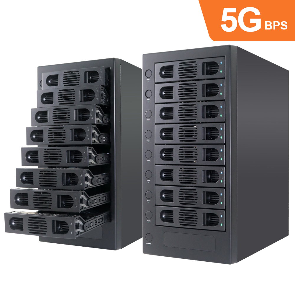 伽利略 USB3.1 Gen1 8層抽取式硬碟外接盒