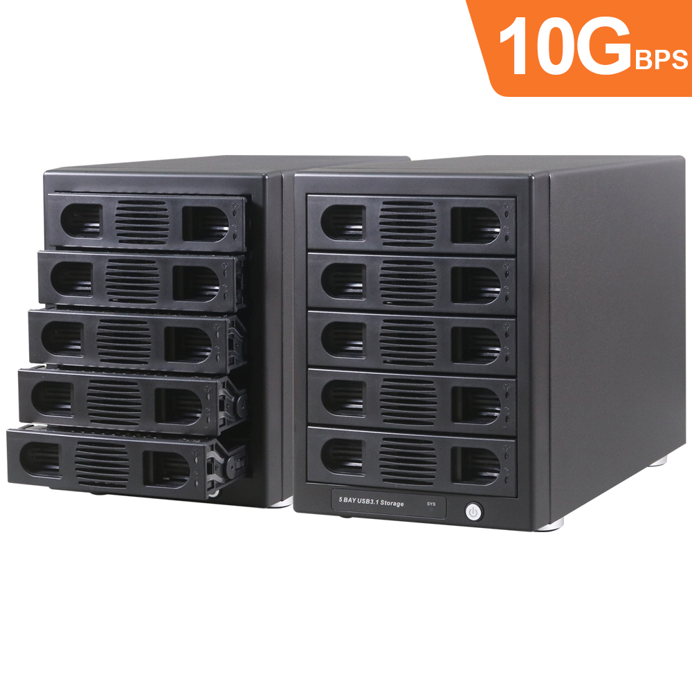 伽利略 Type-C USB3.1 Gen2 五層抽取式硬碟外接盒