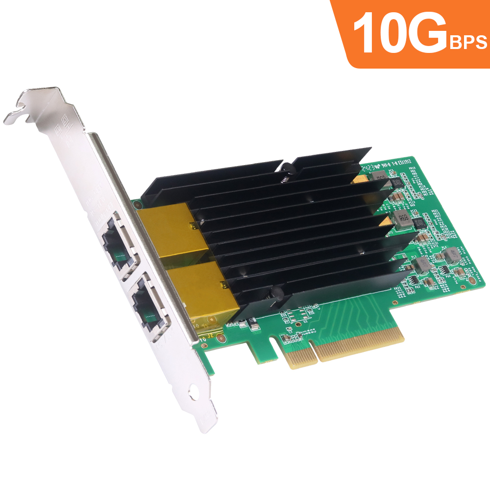 伽利略 PCI-E 8X 10GbE RJ-45 2埠 網路卡