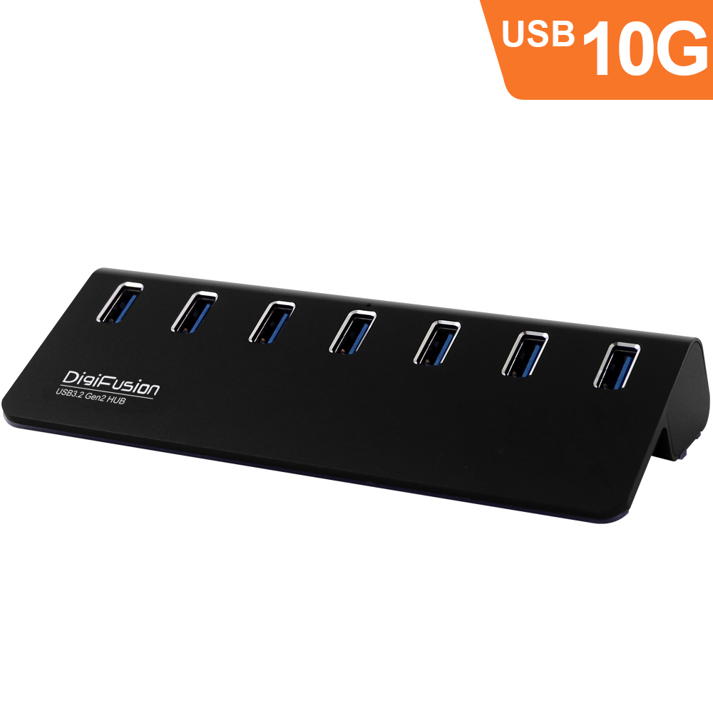 伽利略 USB3.2 Gen2 7埠 Hub 鋁合金