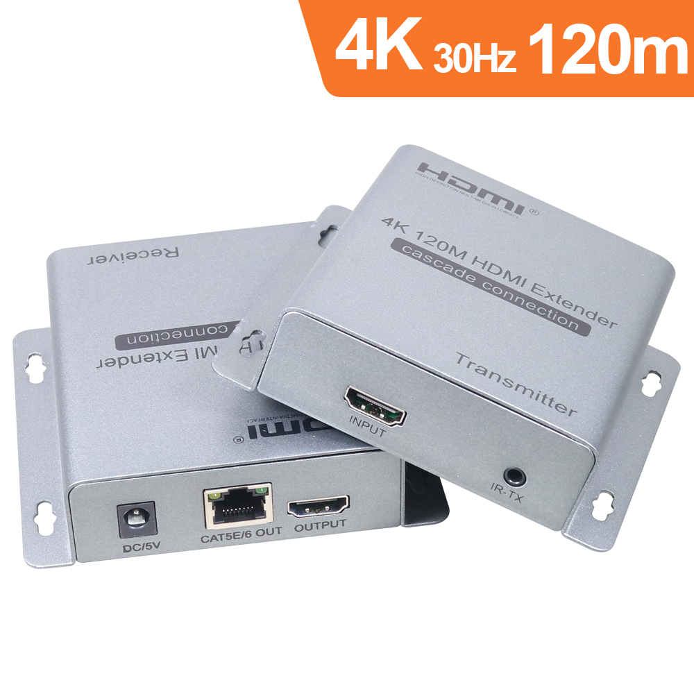 利略 HDMI 4K2K 網路線 影音延伸器120m (不含網路線)