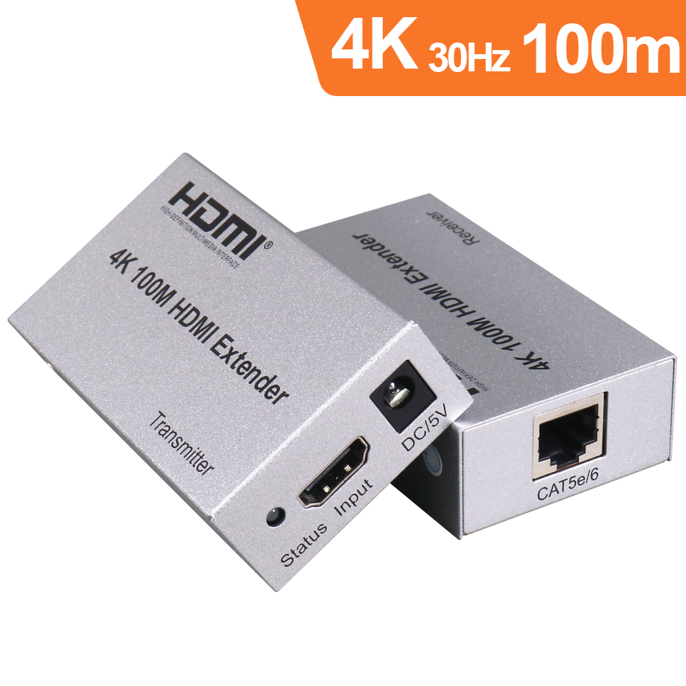 伽利略 HDMI 4K2K 網路線 影音延伸器100m (不含網路線)