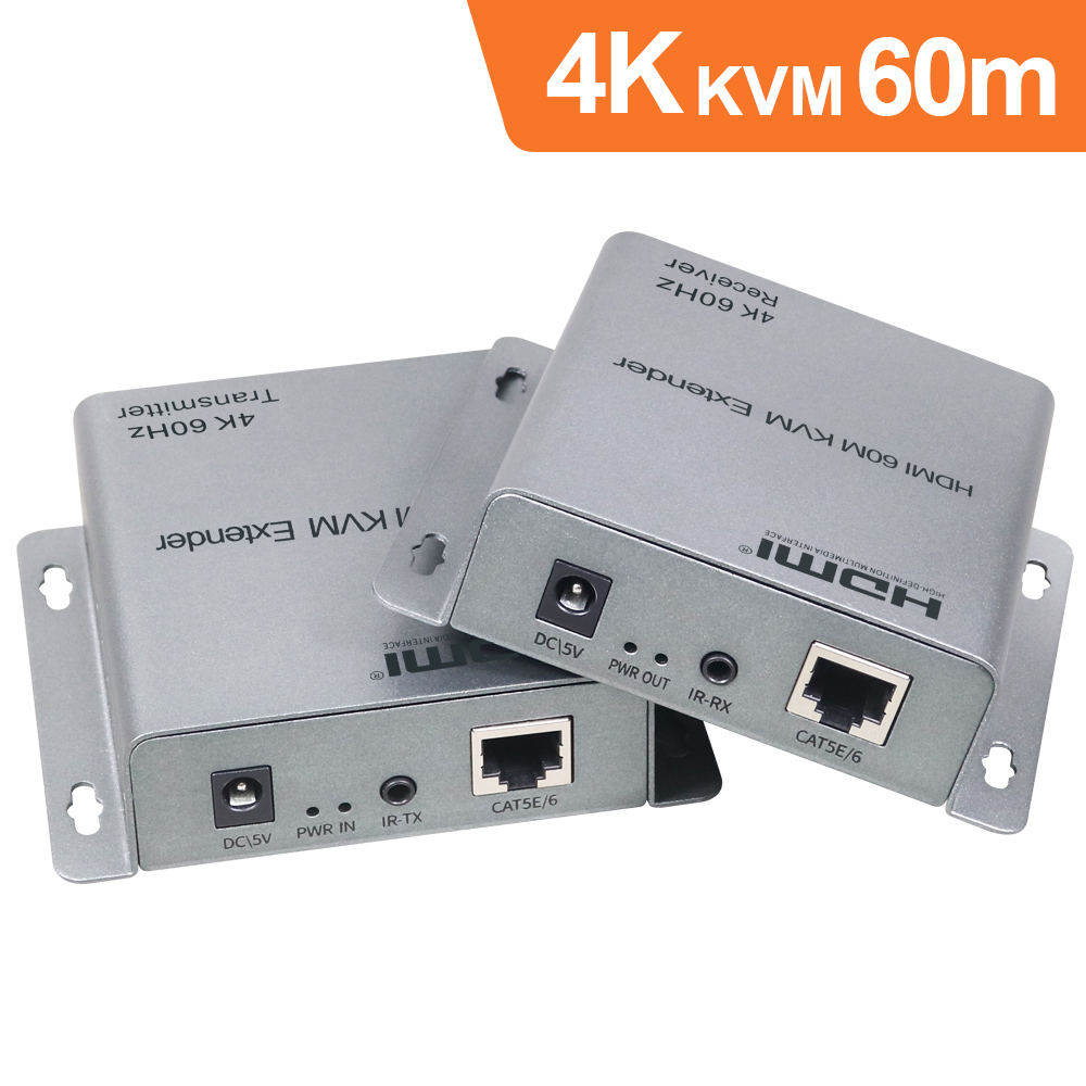 伽利略 HDMI 4K@60Hz KVM 延伸器 60m