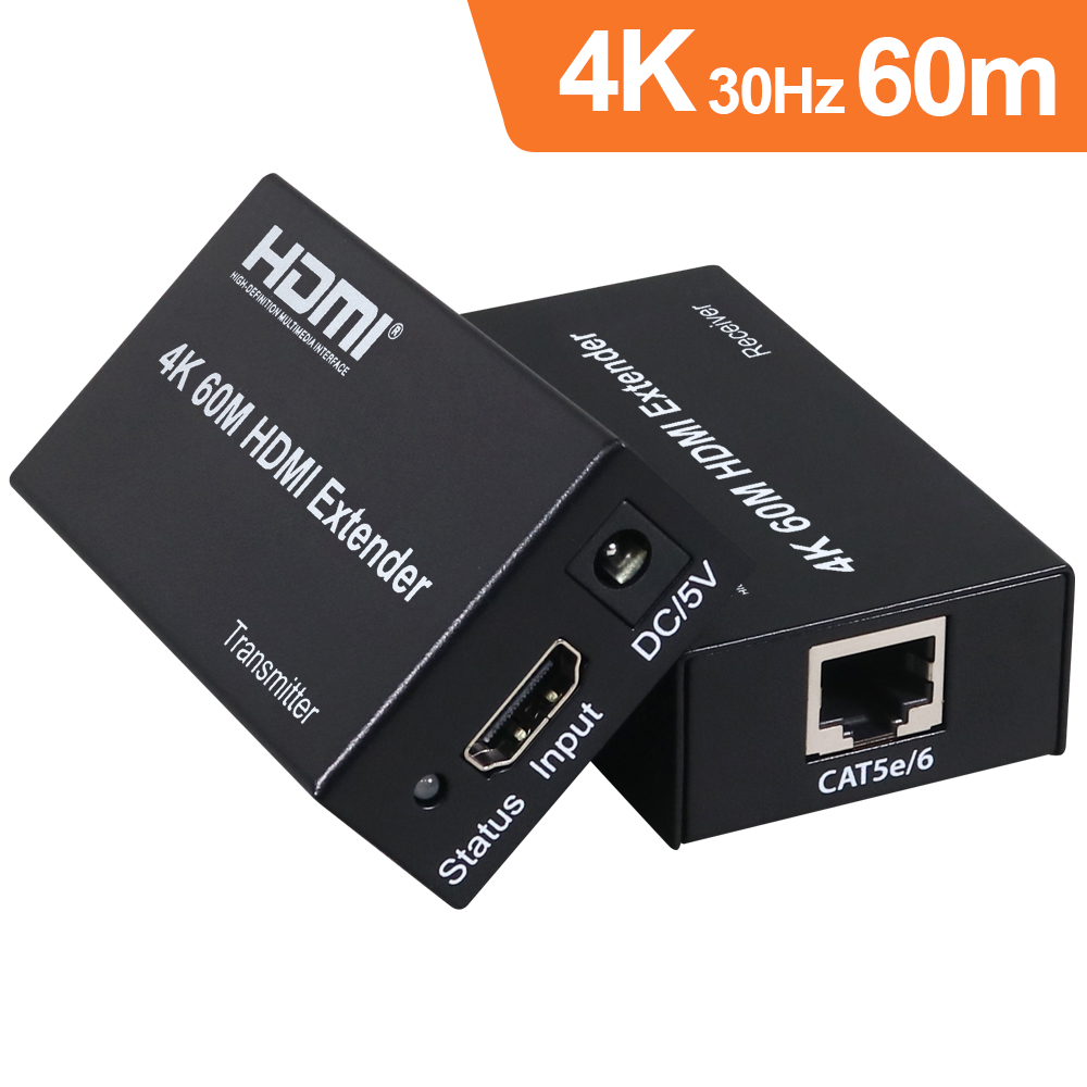 伽利略 HDMI 4K2K 網路線 影音延伸器 60m (不含網路線)