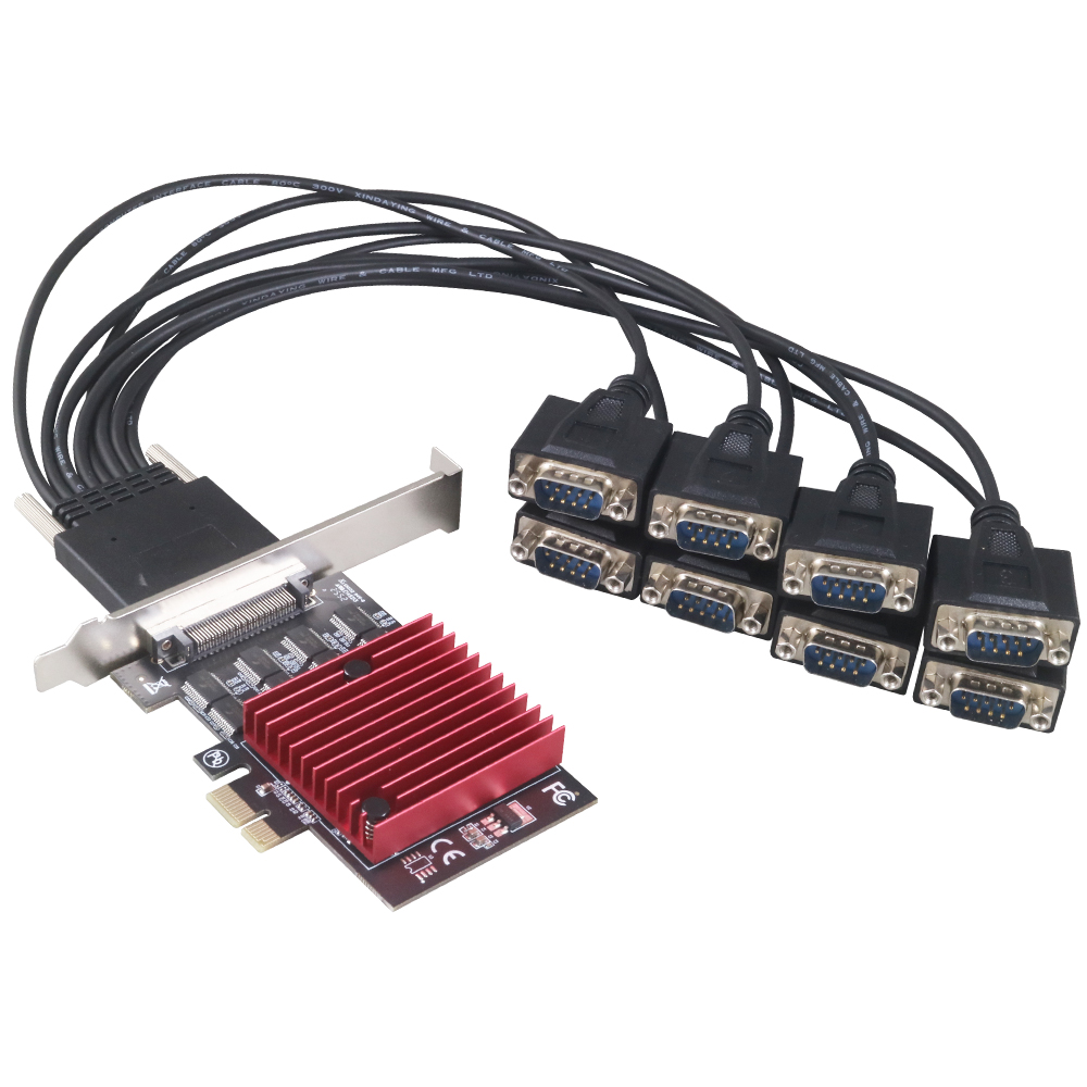 伽利略 PCI-E RS232 8 埠 擴充卡